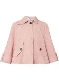 ERDEM cropped trench jacket - Pink