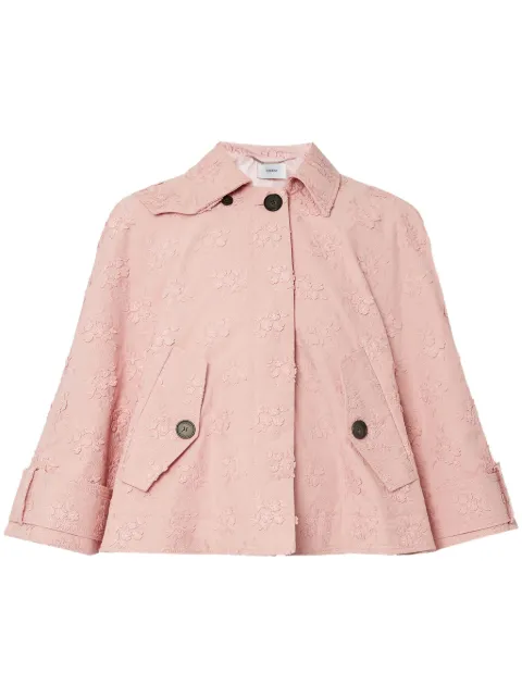 ERDEM cropped trench jacket