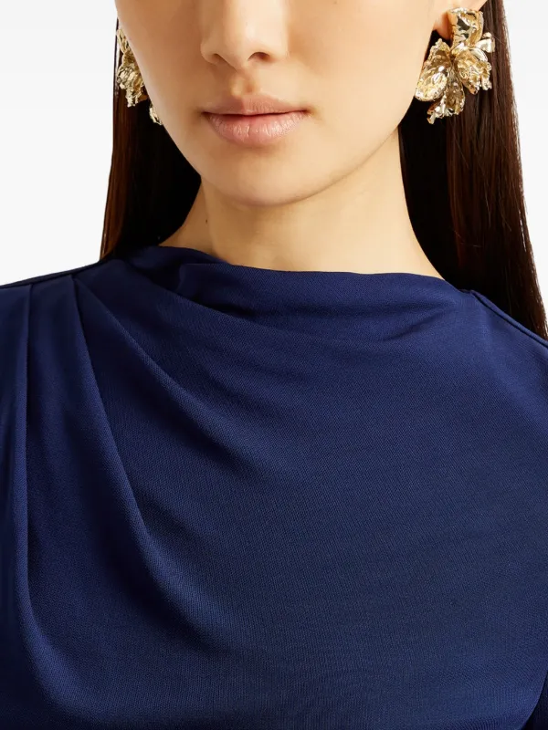 erdem long sleeve midi dress ERDEM