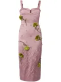 ERDEM bustier-neckline cocktail dress - Pink