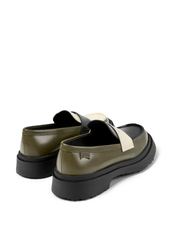 CAMPER オックスフォード ローファー 37 グリーン Camper Twins ローファー | グリーン | FARFETCH JP