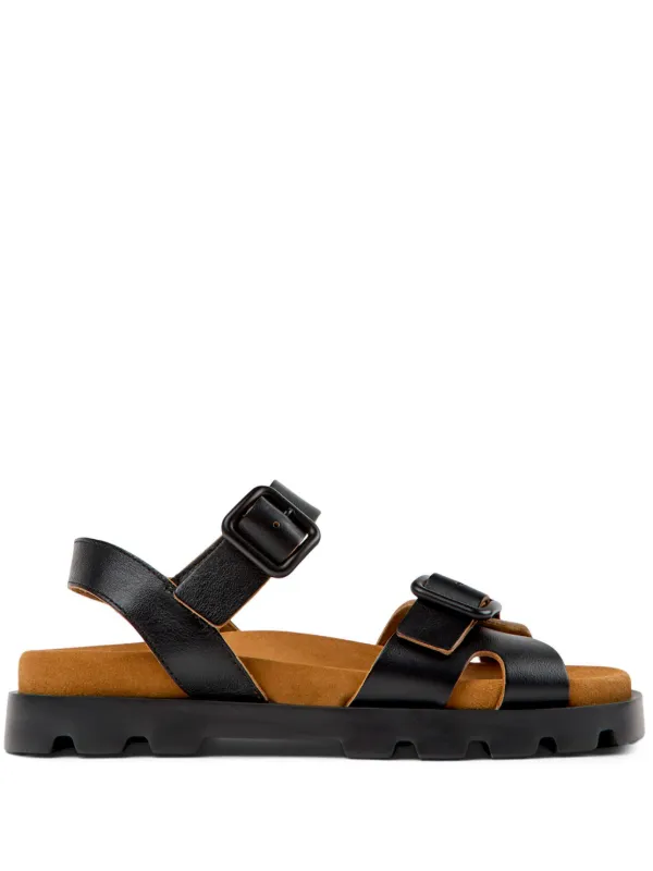 CAMPER Brutus Sandalレザーサンダル 黒 ストラップ Camper Brutus Sandals | Black | FARFETCH