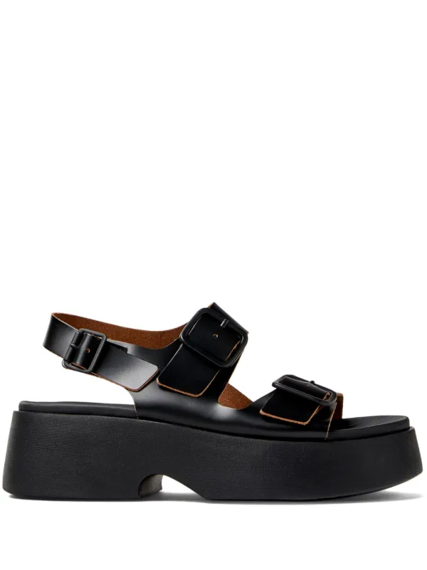 camper THASHA バックルサンダル　ブラック Camper Tasha サンダル | ブラック | FARFETCH JP