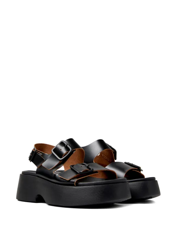 camper THASHA バックルサンダル　ブラック Camper Tasha サンダル | ブラック | FARFETCH JP