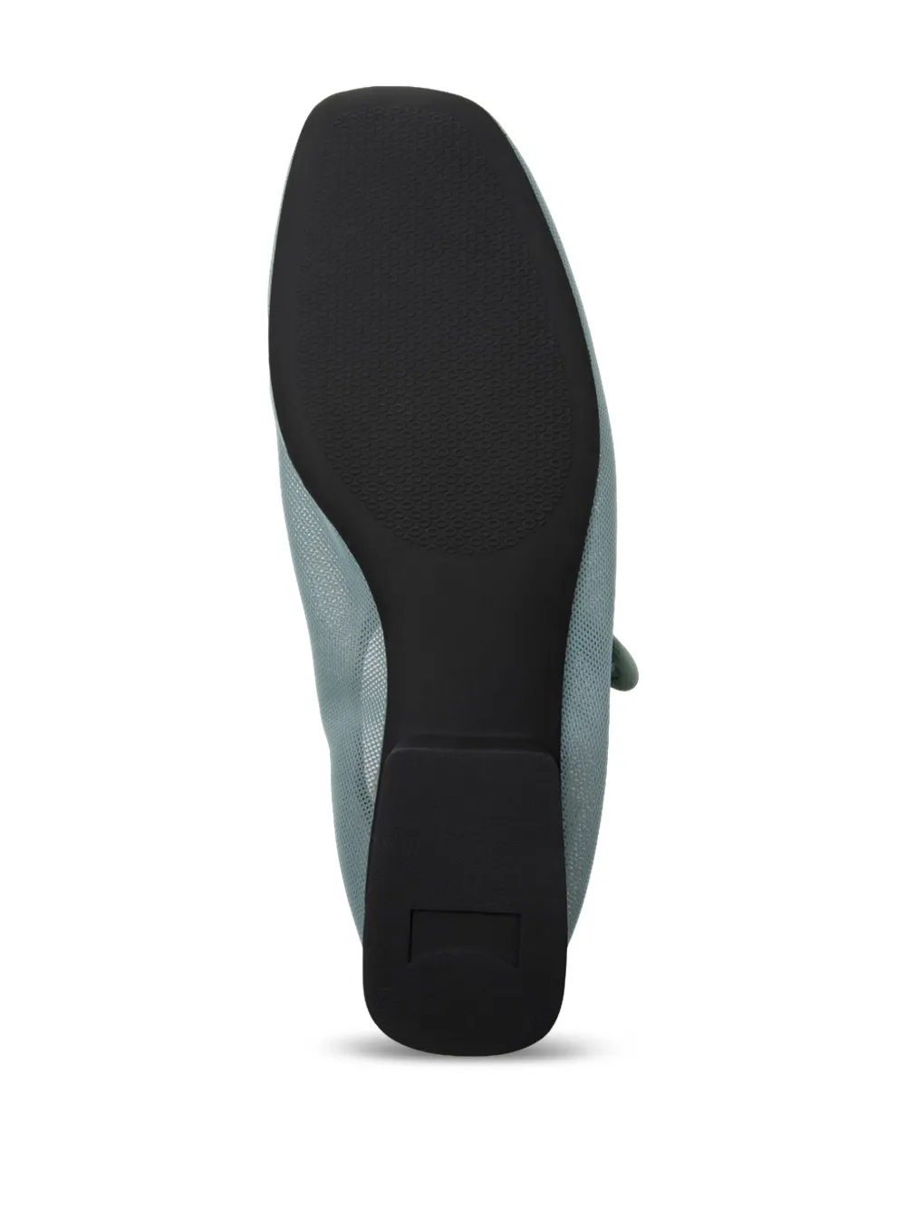 Camper Casi Myra Mesh Ballerina Shoes In Green