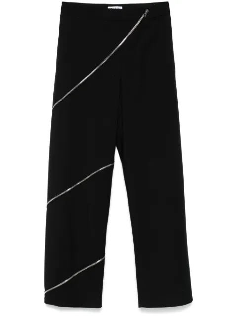 Alaïa pantalones con cierre en espiral