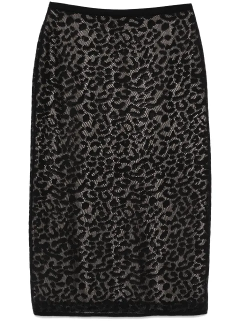 Theory lace midi skirt