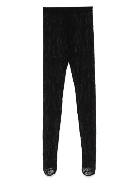 WARDROBE.NYC lace stirrup tights