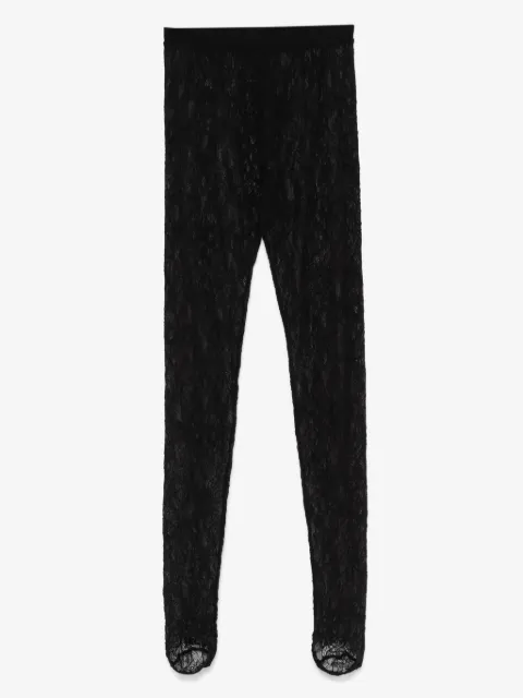 WARDROBE.NYC lace stirrup tights