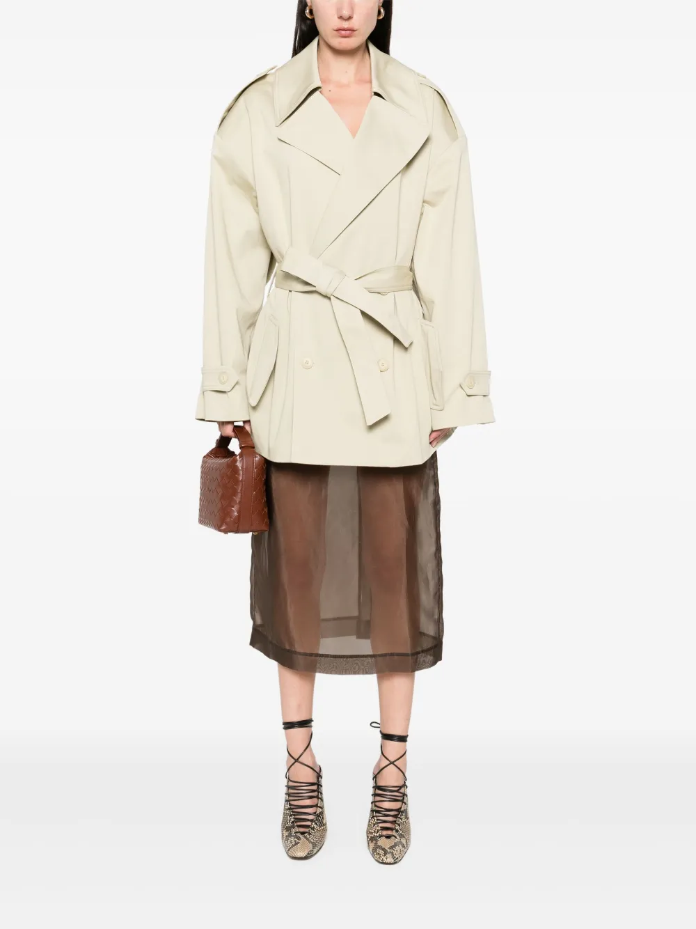 The Frankie Shop Zurich short trench coat | Trench & Raincoats | Image 2