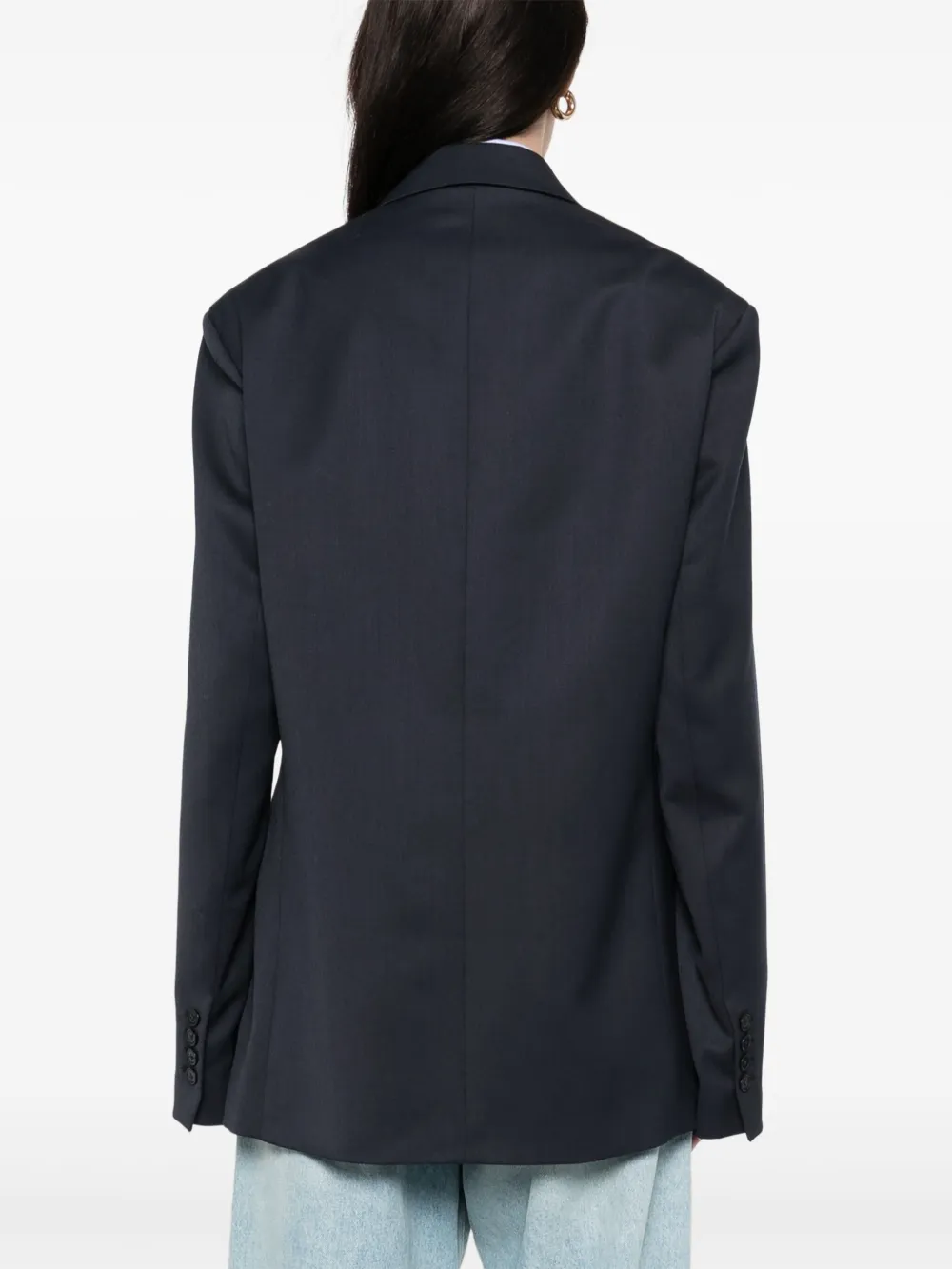The Frankie Shop Newark blazer Blauw