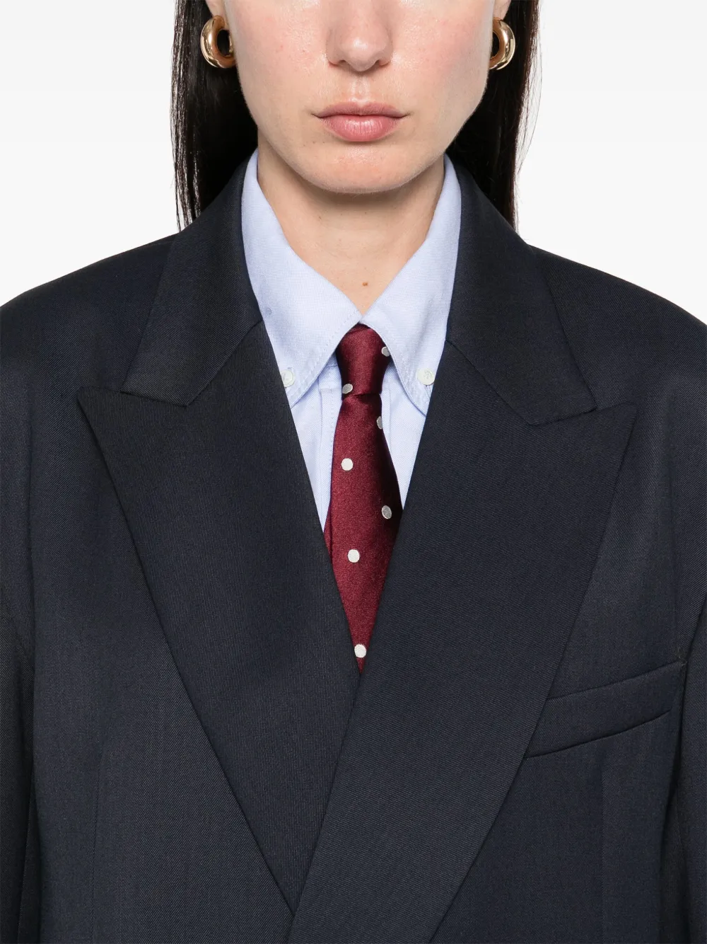 The Frankie Shop Newark blazer Blauw
