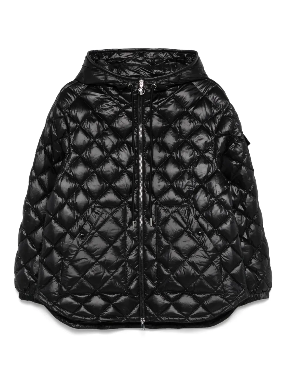 Moncler chamarra con capitonado de rombos | negro | Image 1