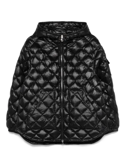 Moncler diamond-quilted down jacket