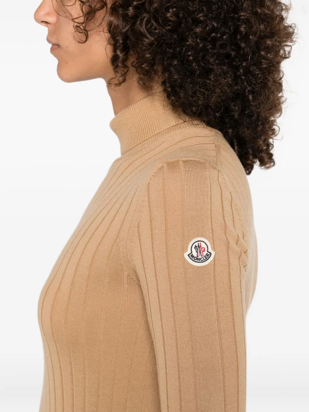 Moncler Top met logopatch Bruin