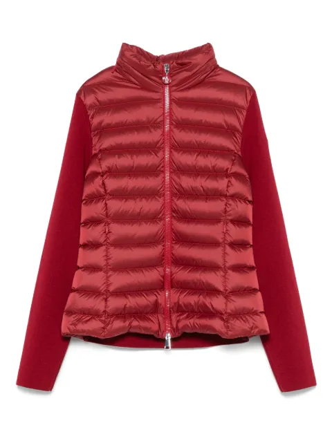Moncler padded-front knit jacket