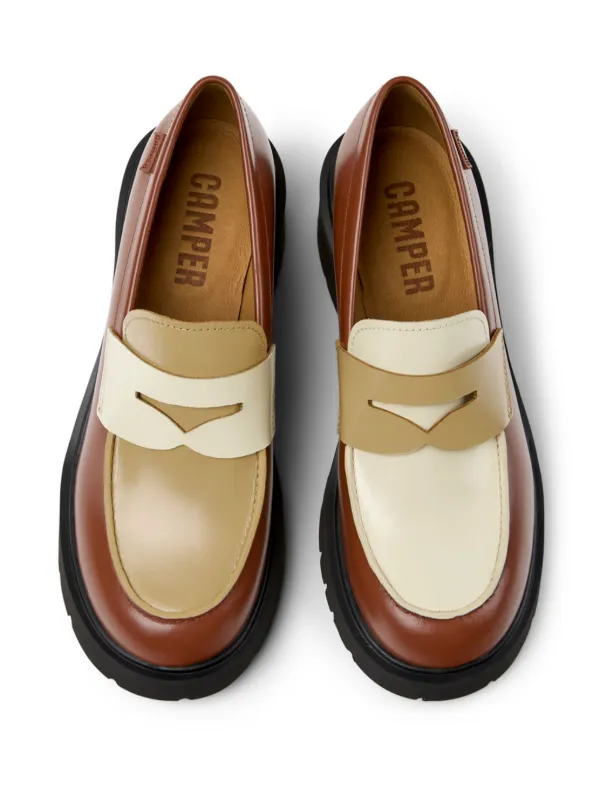 Camper Milah Loafers Red FARFETCH IN