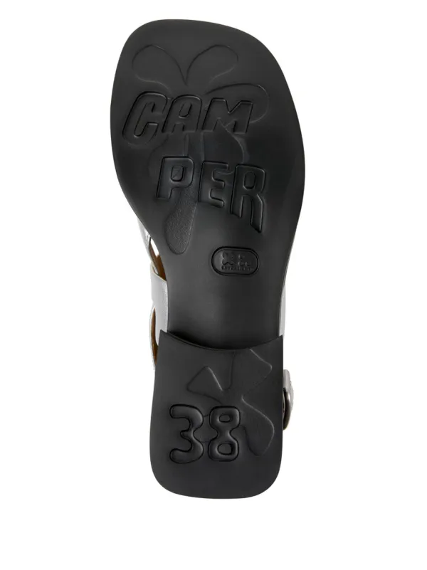 【未使用】CAMPER dana leather sandals 38 Dana Black Sandals for Women - Spring/Summer collection