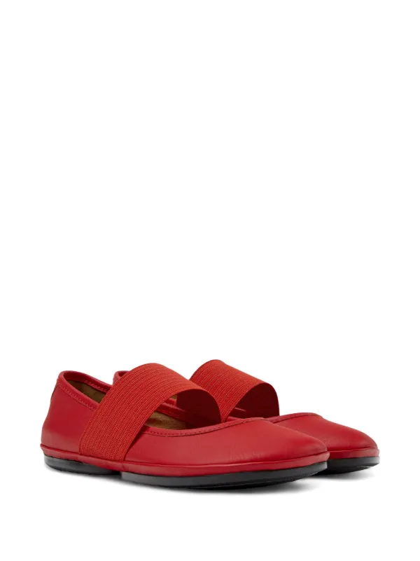 Camper Right Nina フラットシューズ | レッド | FARFETCH JP