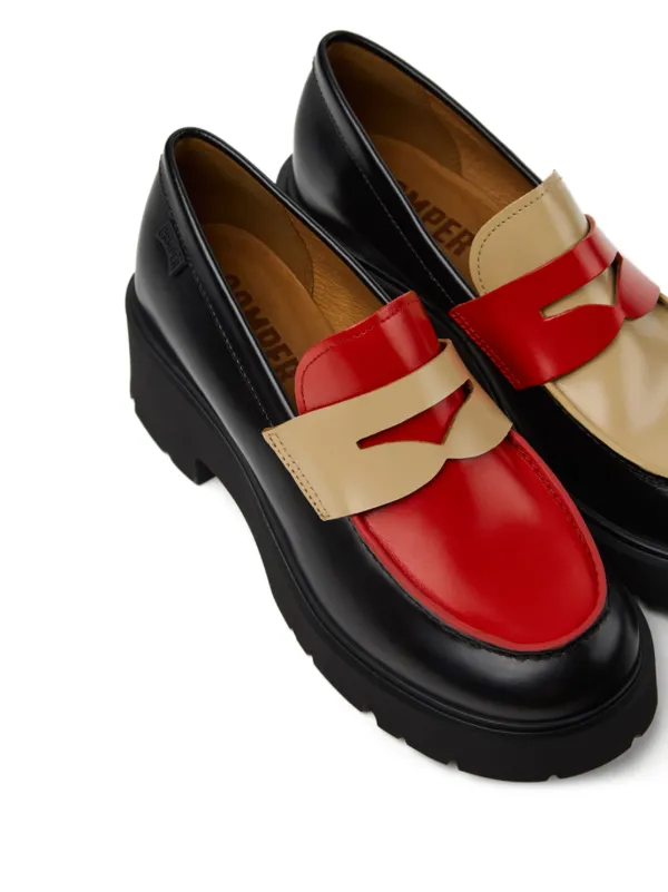 Camper Milah Twins Loafers Black FARFETCH
