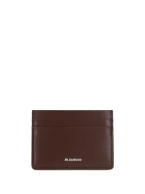 折りたたみ財布 JIL Sander Wallets Women Leather Brown/Acorn Jil Sander Small Calf Leather Goji Wallet in Brown | Lyst Canada