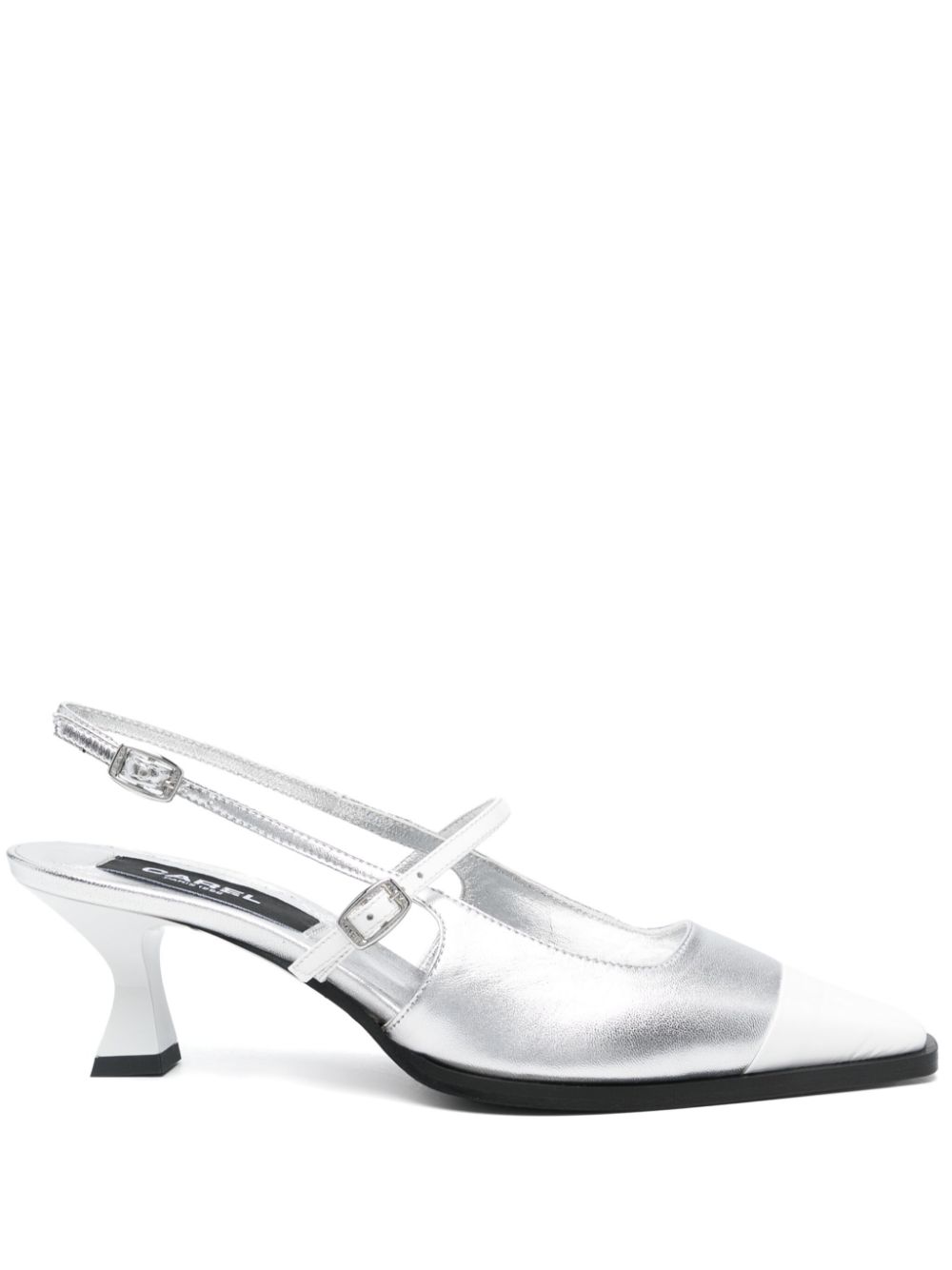 Carel Paris 50 mm Cecile pumps Zilver