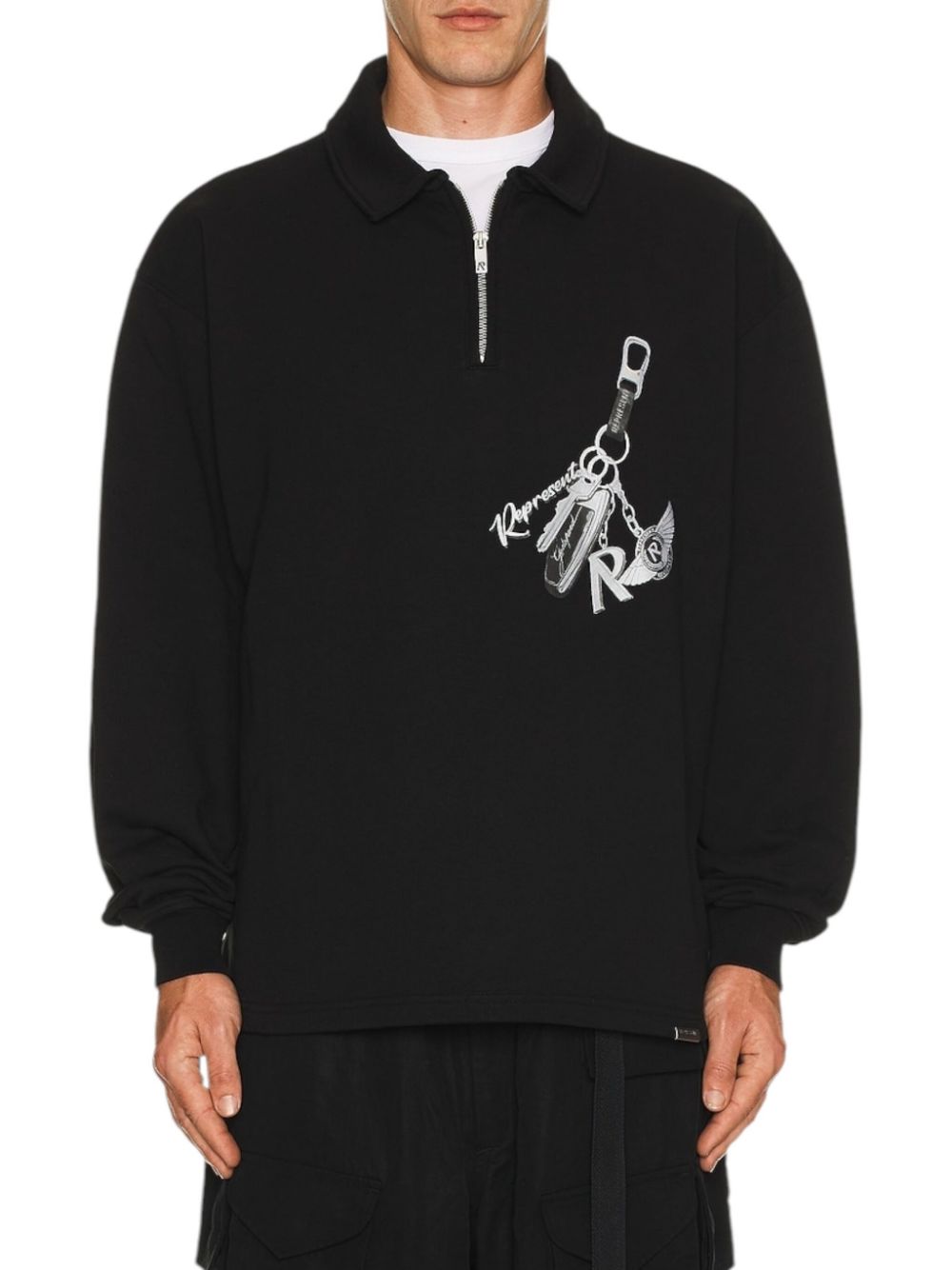 Represent Key To The Club zipped sweatshirt - Zwart