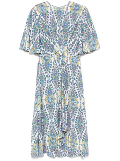 ETRO printed midi dress