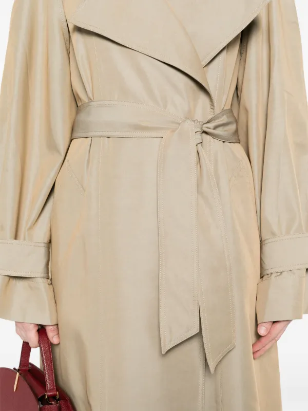The Frankie Shop ロゴ Astoria カットアウト トレンチコート THE FRANKIE SHOP Astoria cutout TENCEL™ Lyocell-blend trench