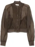 The Frankie Shop Micky bomber jacket - Brown