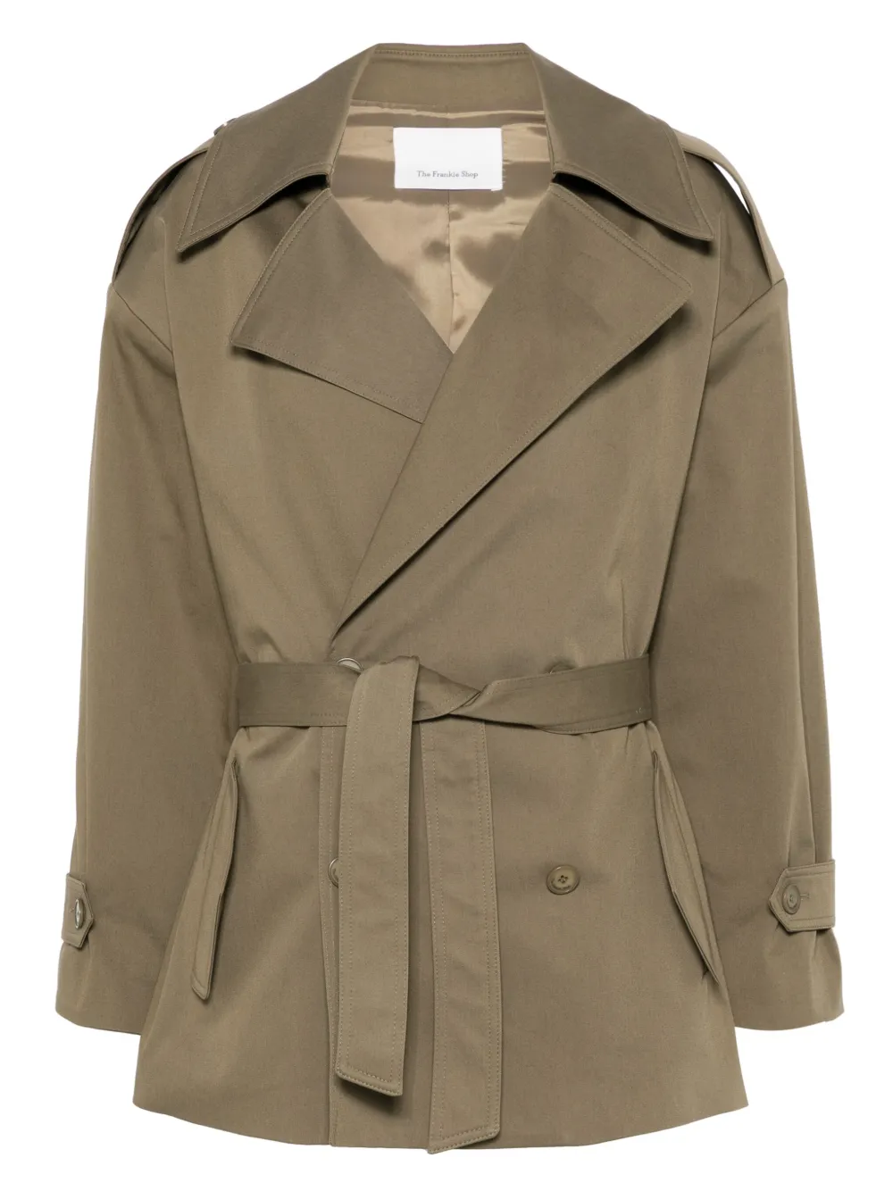 The Frankie Shop gabardina corta Zurich | verde | Image 1