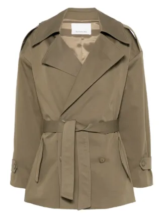 THE TOÉ Brooklyn short trench coat 完売品美品 Belted Short Trench Coat | Karen Millen