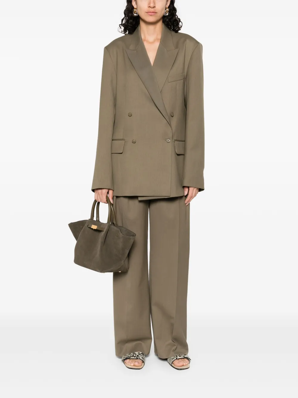 The Frankie Shop Daytona broek - Groen