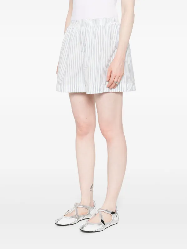 Moncler ストライプ ショートパンツ | ホワイト | FARFETCH JP
