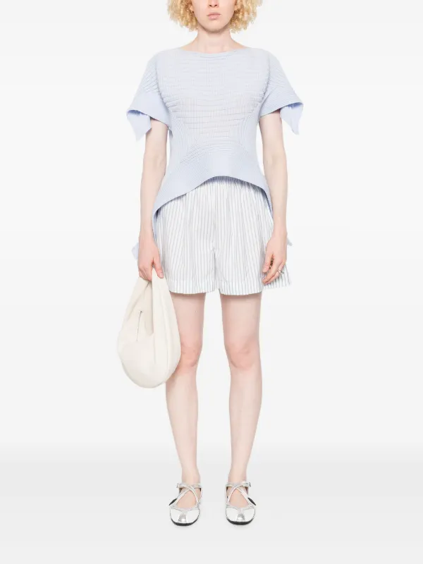 Moncler ストライプ ショートパンツ | ホワイト | FARFETCH JP
