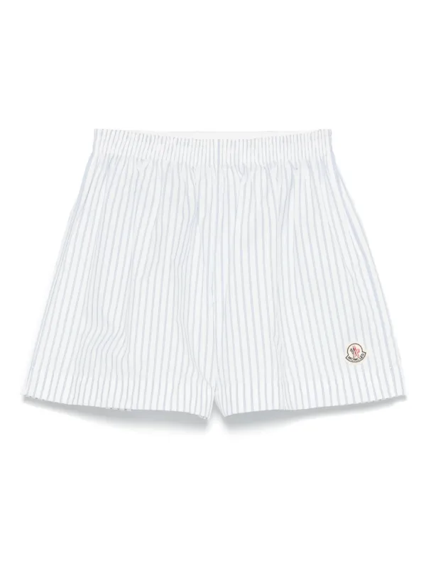 モンクレールサイドストライプ ショートパンツ Moncler ストライプ ショートパンツ | ホワイト | FARFETCH JP