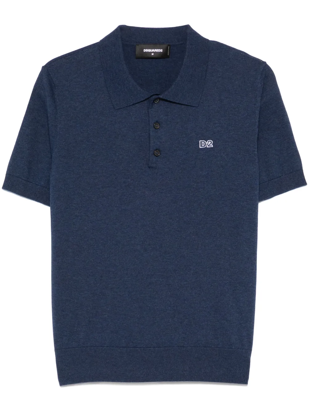 DSQUARED2 polo à patch logo | bleu | Image 1