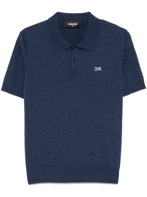 DSQUARED2 Poloshirt mit Logo-Patch