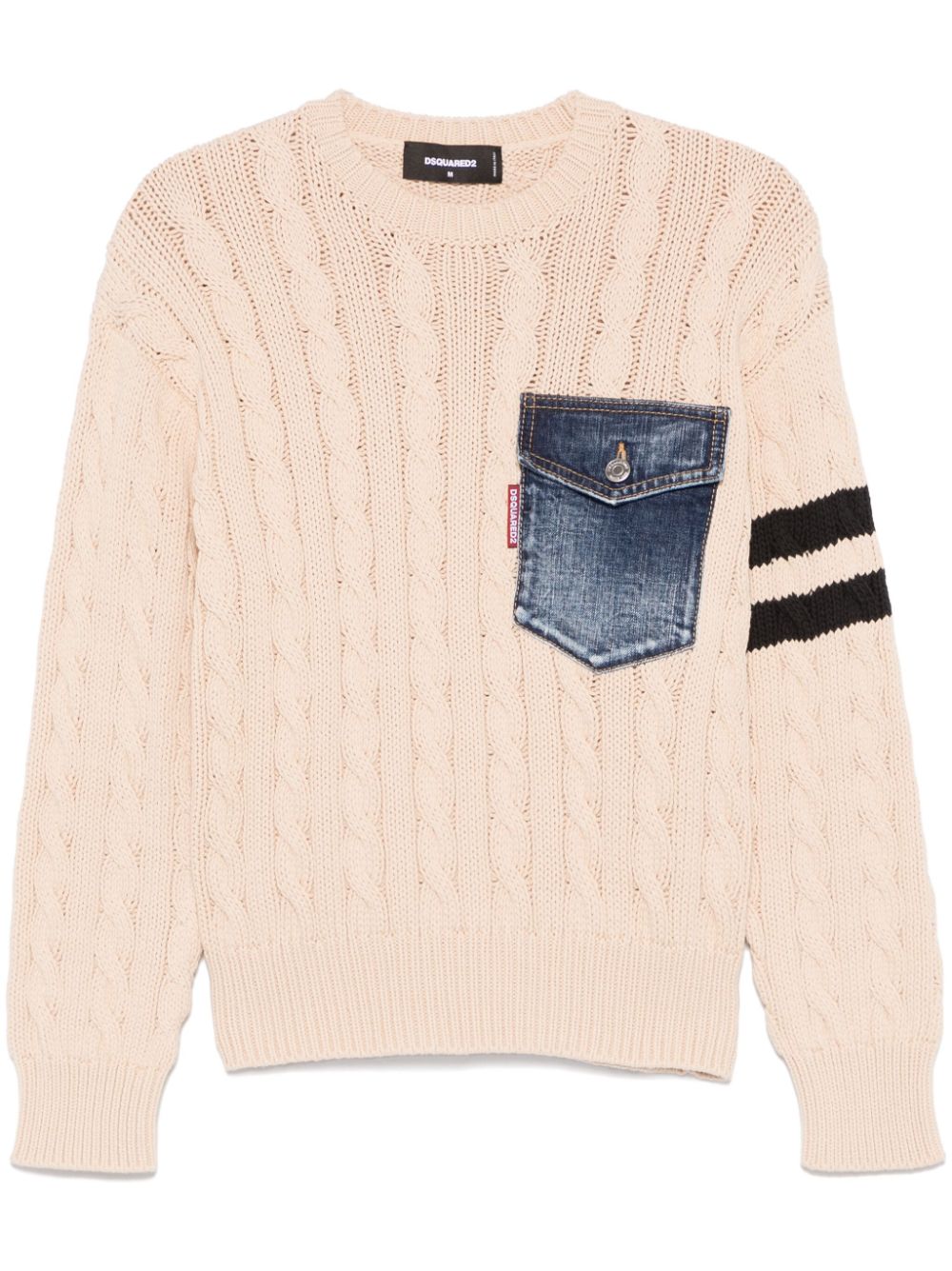 pocket-detail sweater