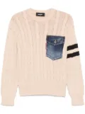 DSQUARED2 pocket-detail sweater - Neutrals