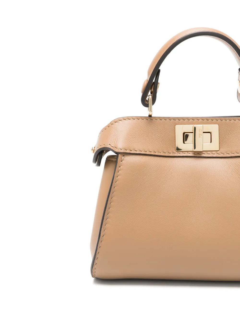 FENDI Peekaboo kleine schoudertas Bruin