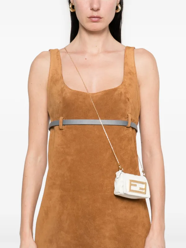 FENDI Mamma Baguette Mini Bag | White | FARFETCH FENDI Mamma Baguette Mini Bag | White | FARFETCH
