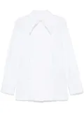 Jil Sander ruffle-trim shirt - White