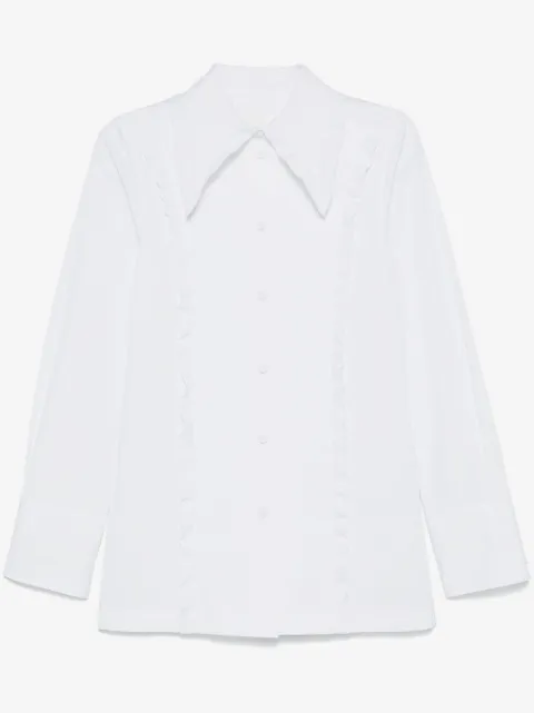 Jil Sander camisa con volantes