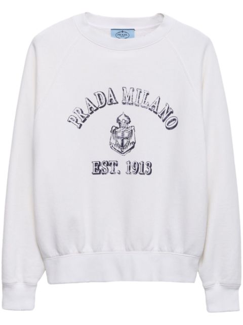 Prada cotton crew-neck sweatshirt