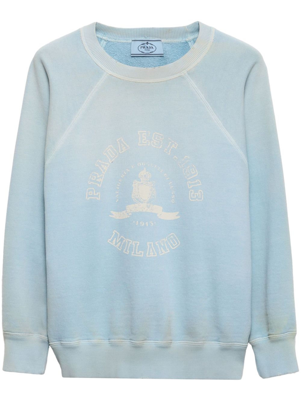 cotton crew-neck sweatshirt