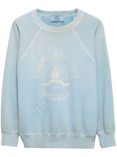 Prada cotton crew-neck sweatshirt