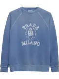 Prada cotton crew-neck sweatshirt - Blue