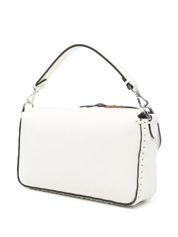FENDI バゲット バッグ ミニ | ホワイト | FARFETCH JP