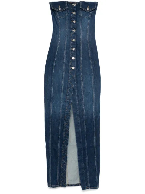 Mônot vestido de mezclilla largo